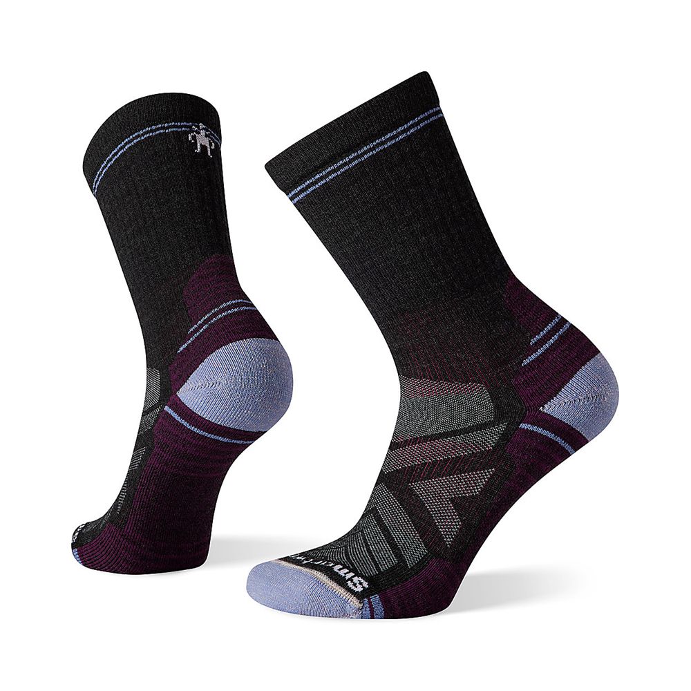 The North Face Socks Womens Australia - The North Face Performance Hike Light Cushion Crew Black / L